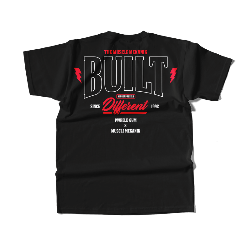 MuscleMekanik x PWRBLD Tee