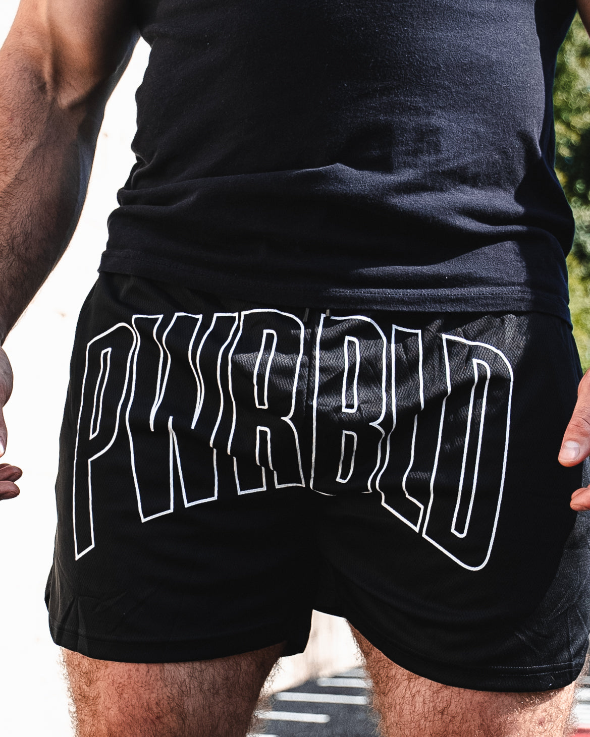 PWRBLD Performance Mesh Shorts