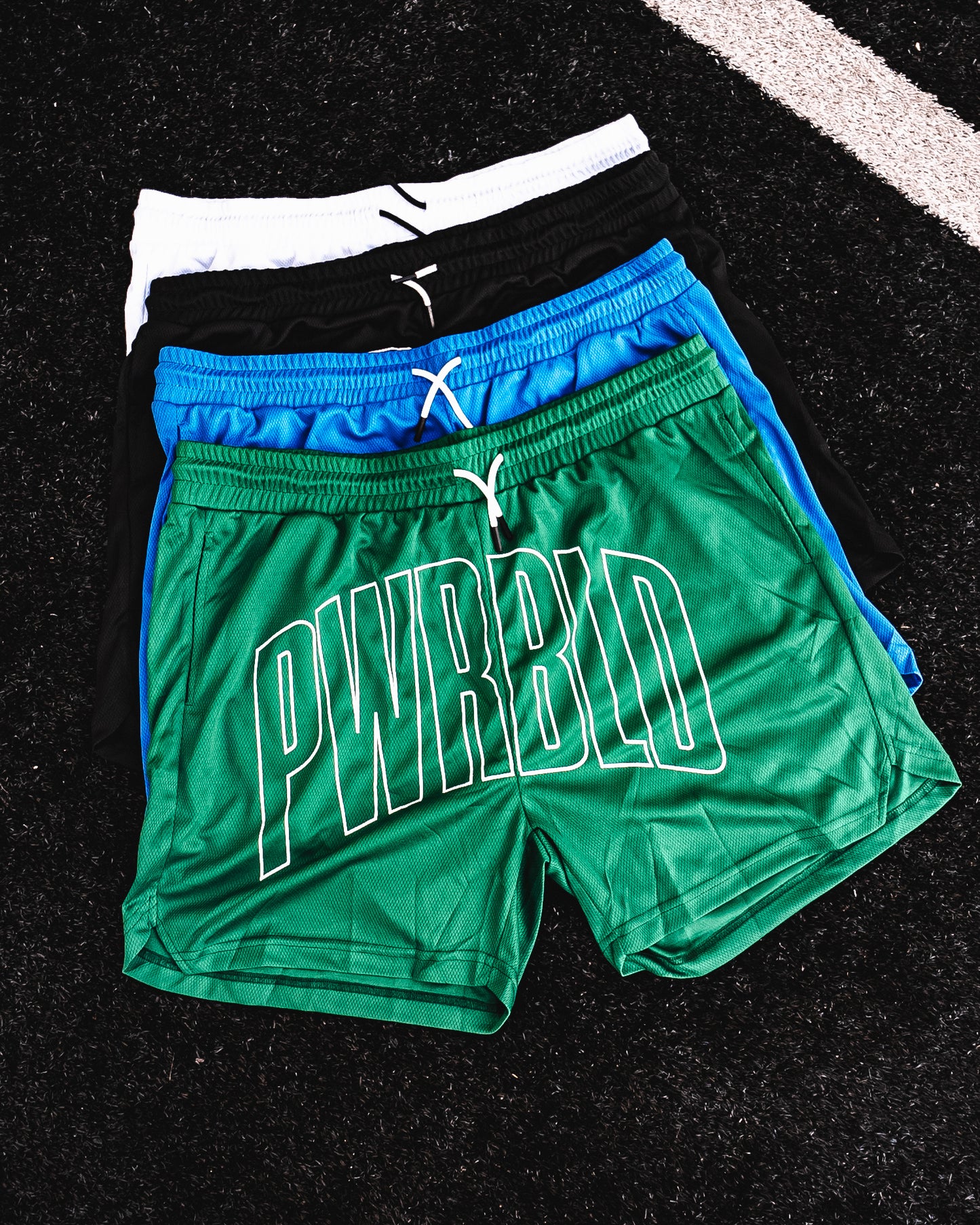 PWRBLD Performance Mesh Shorts