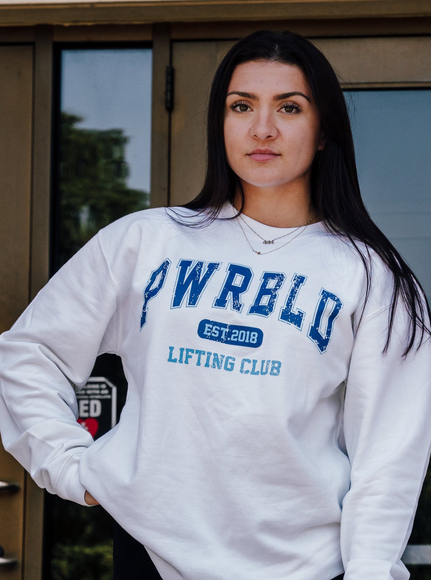 PWRBLD University Crewneck