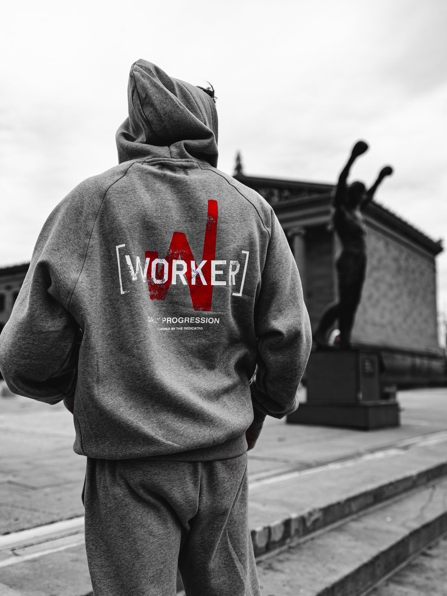PWRBLD x WKR Vintage Gray Everyday Hoodie