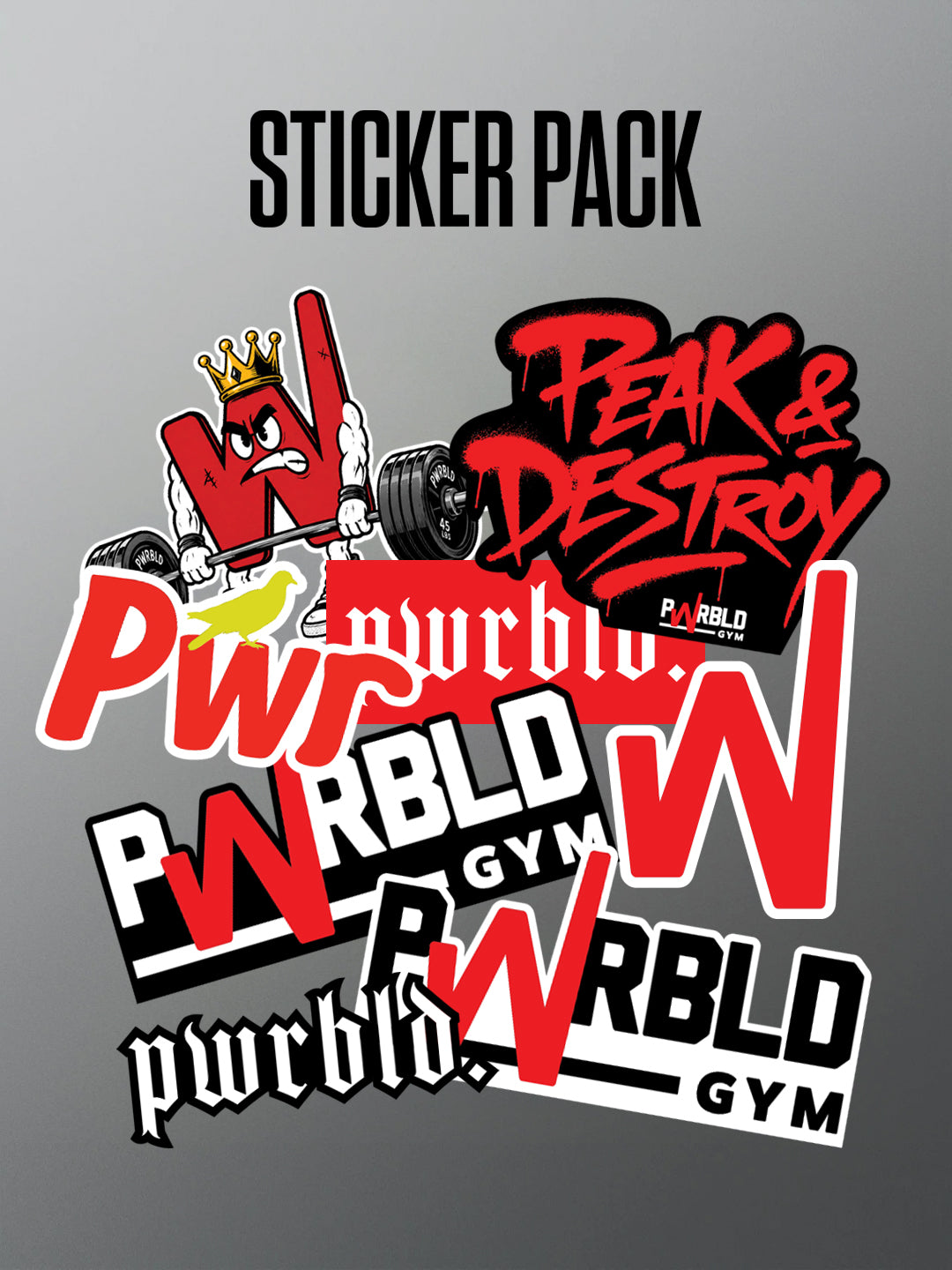 PWRBLD Sticker Pack