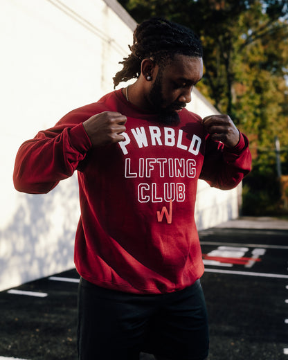 PWRBLD Lifting Club Crewneck